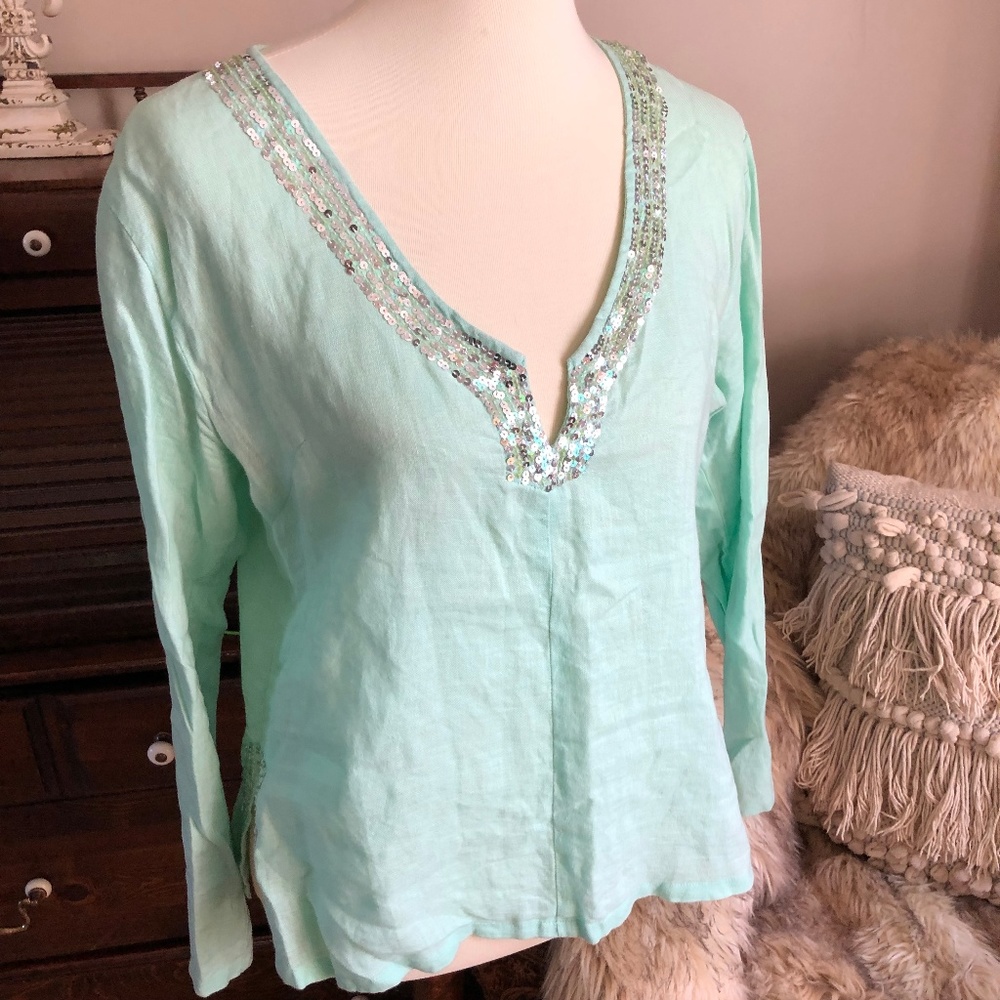 Sequin Accent Tunic